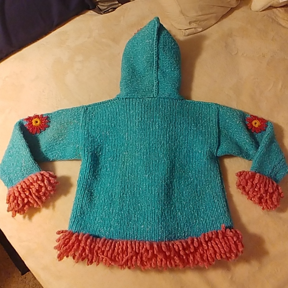 N.W.A CRAFTS TODDLER'S KNITTED JACKET 4T - Picture 2 of 7